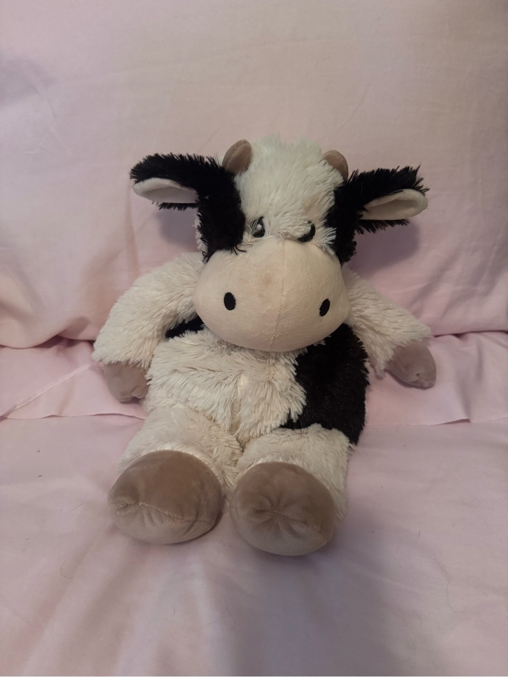 Warmies Cow - Plush Stuffed Animal Microwavable Lavender Scented Plush Cow